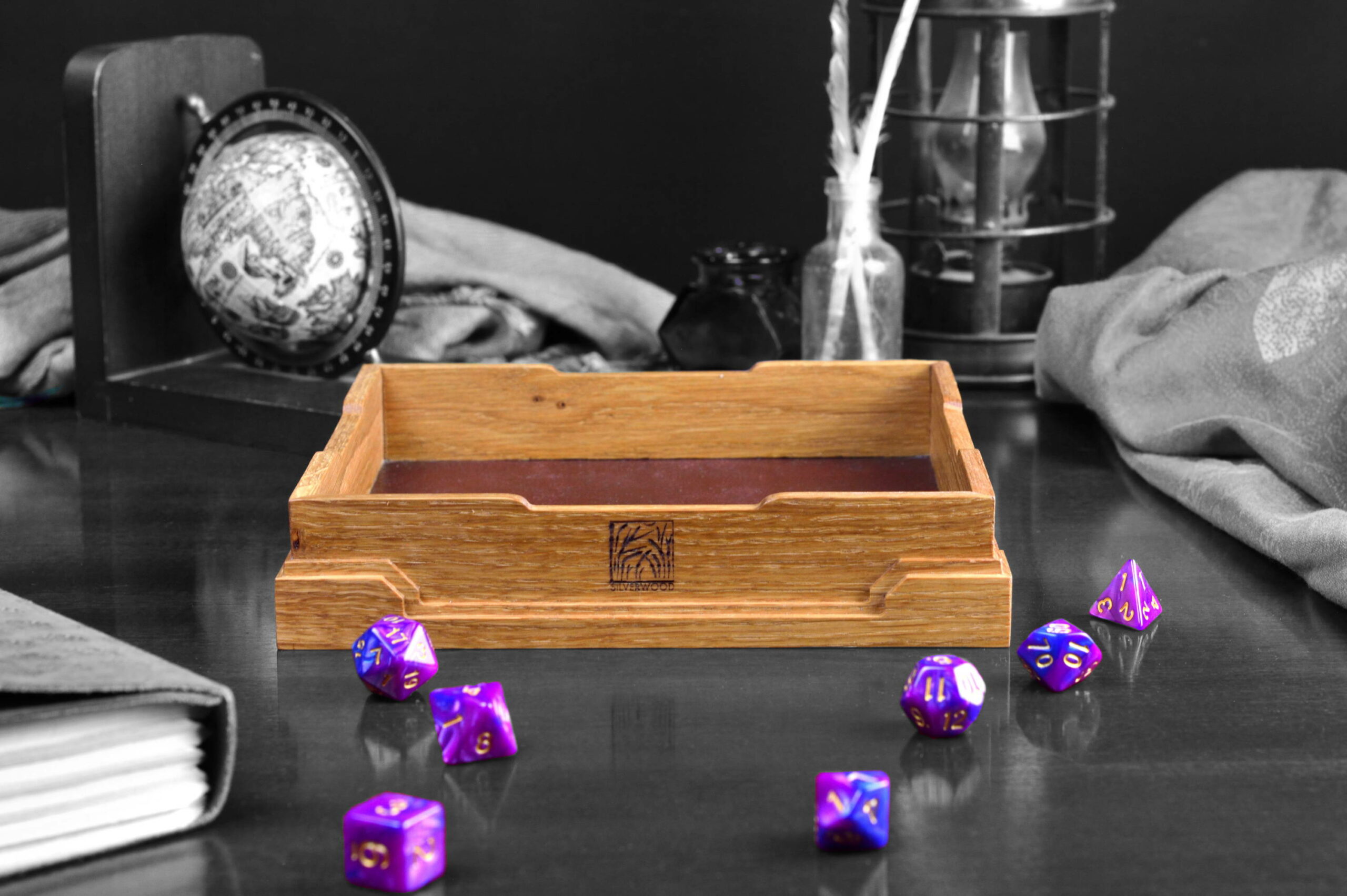 Best Dice Tray in Oak - Stout-Heart