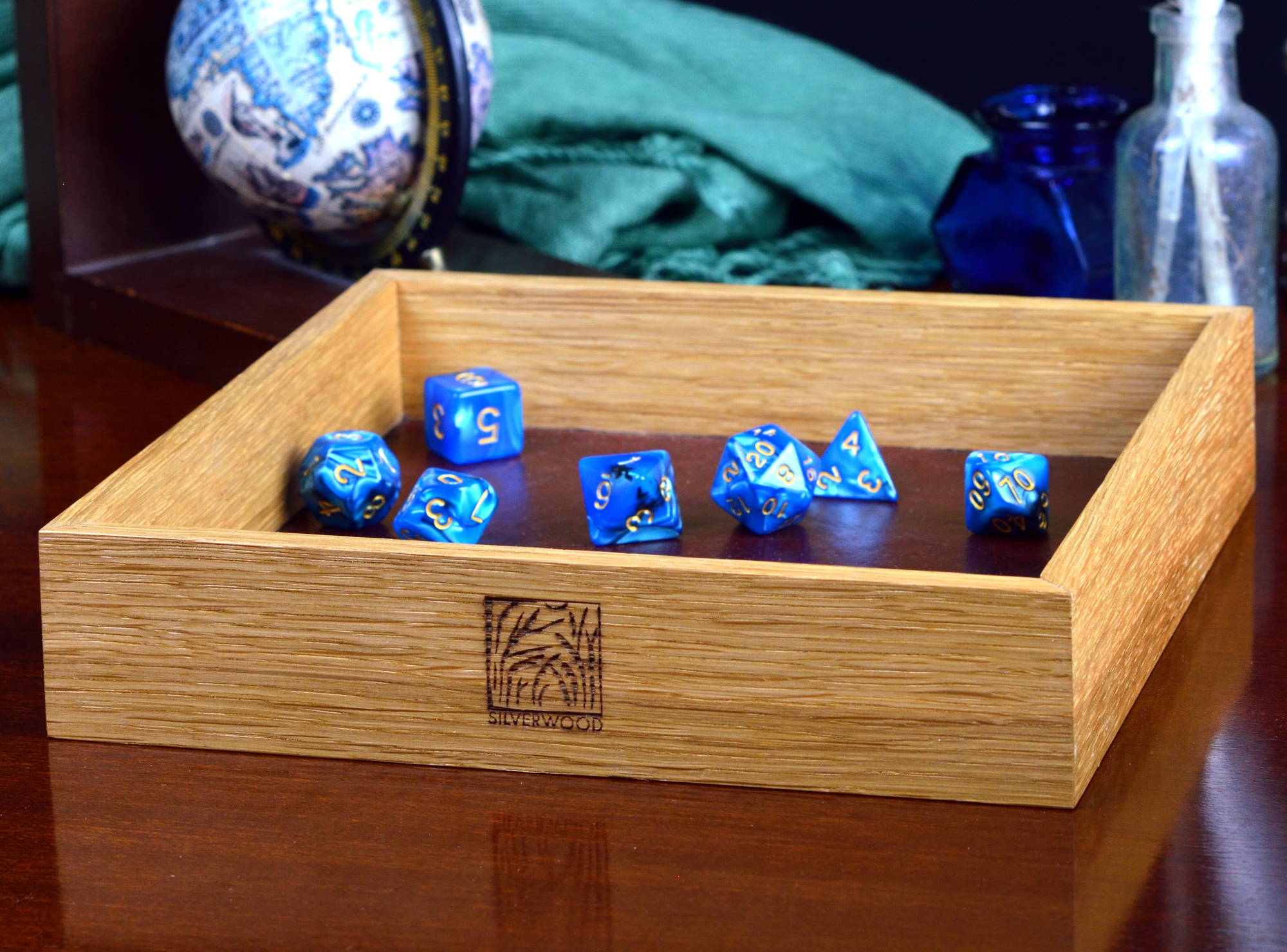 Dice Tray - Artisan in Oak
