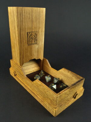 DTS_Oak_Open_3-4 Dice Tower Stout-Heart - Oak