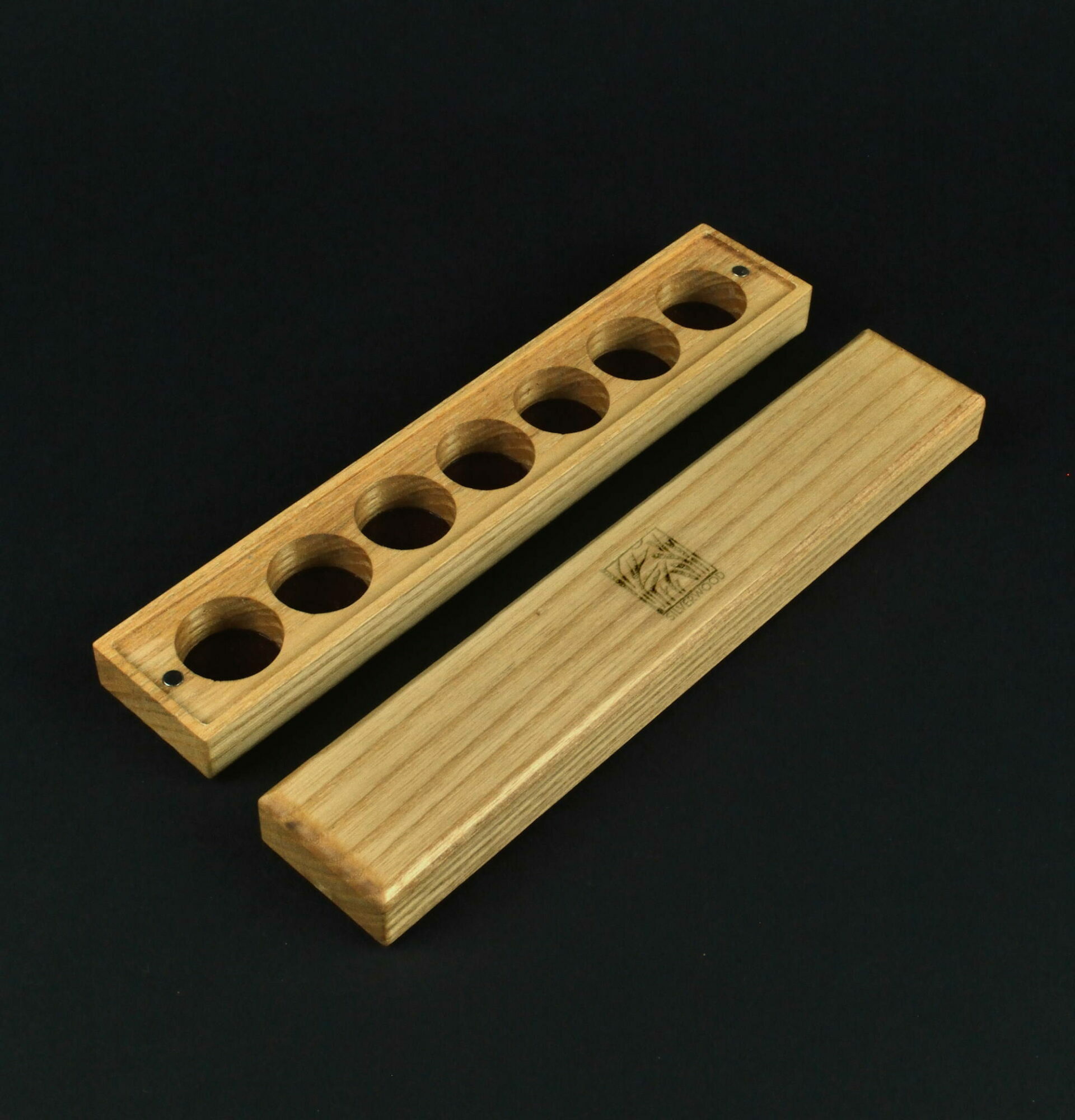 DVA_Ash_Open_one_side_no dice_3-4_2 Dice Vault Artisan Ash