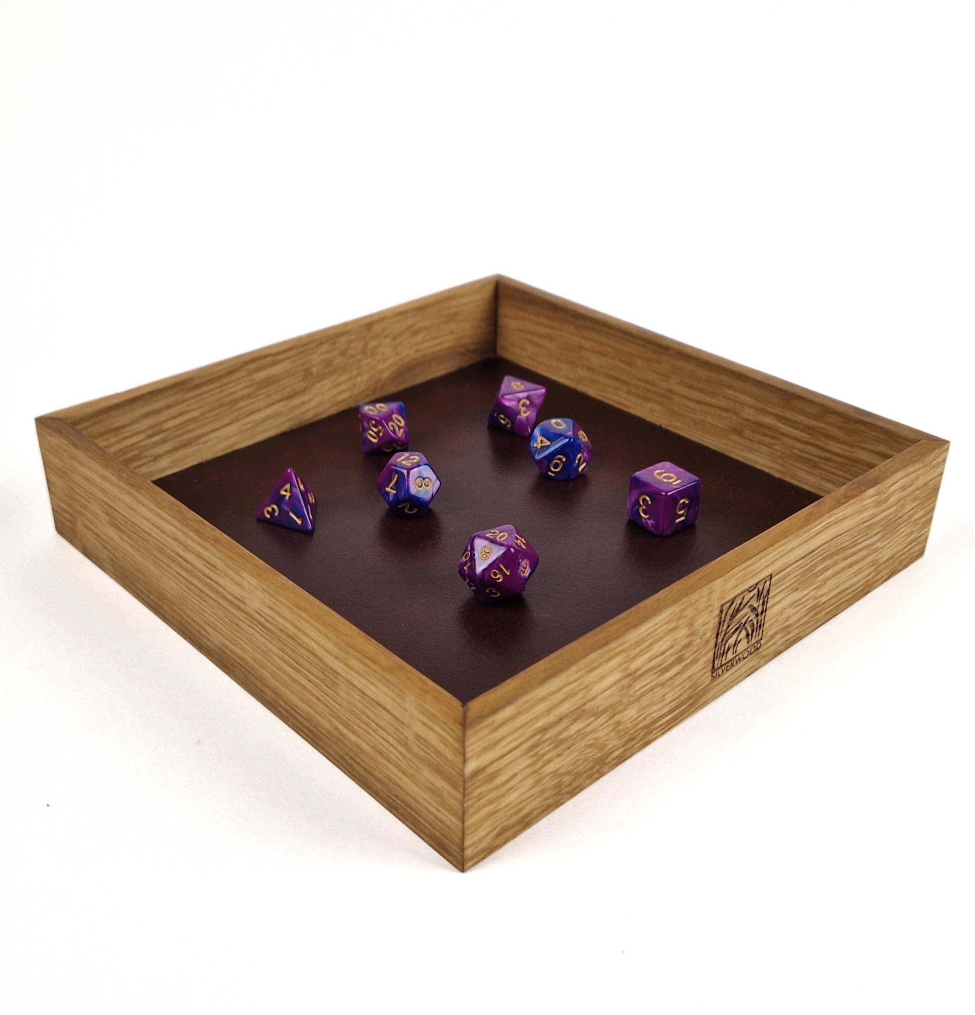 Dice Tray - Artisan in Oak