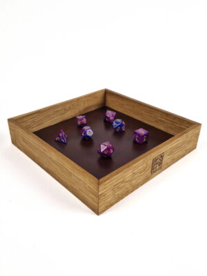 DYA-Oak-Full-dice-dice-tray-ttrpg-board-game-dnd Dice Tray - Artisan in Oak
