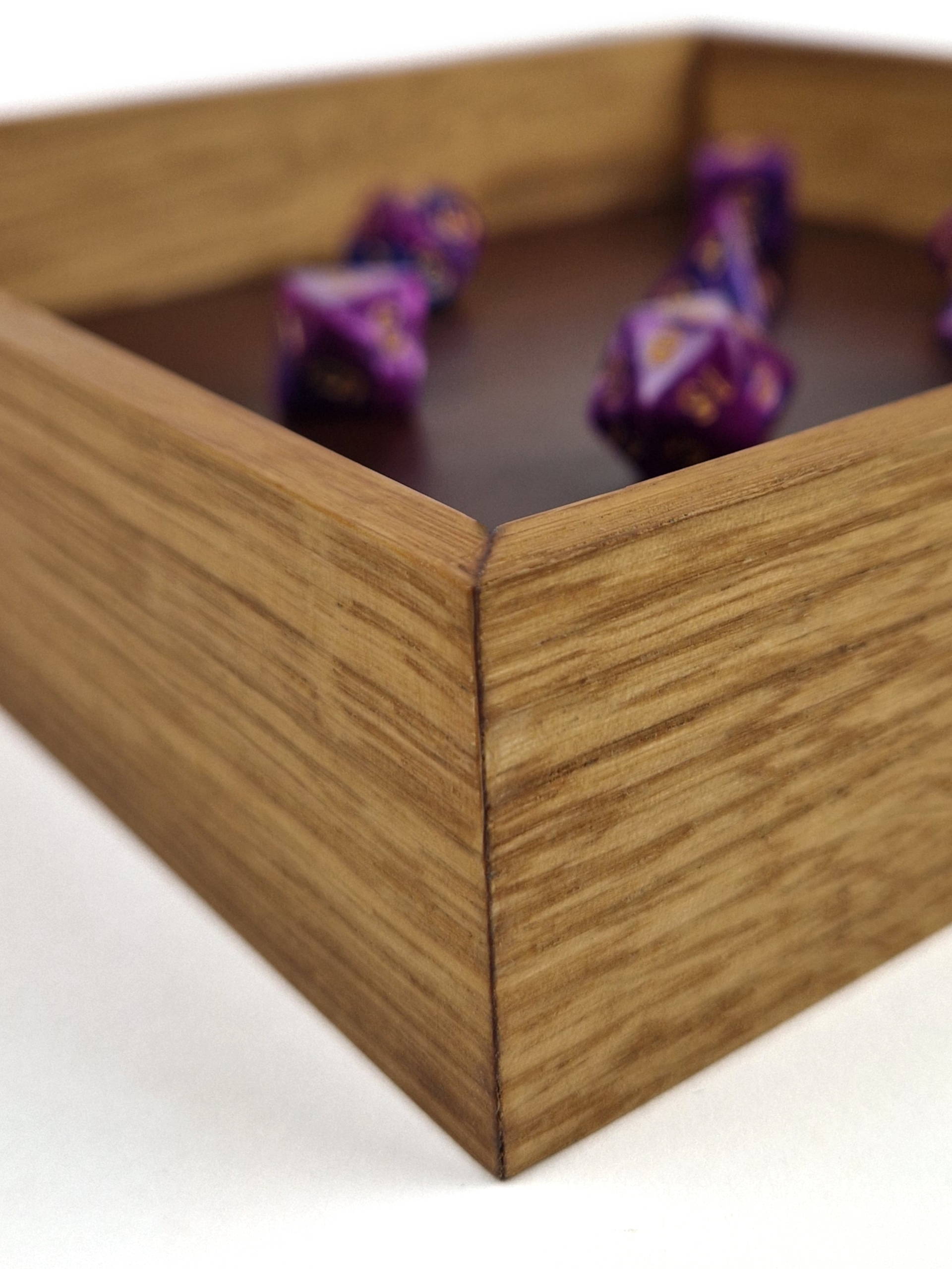 Dice Tray - Artisan in Oak
