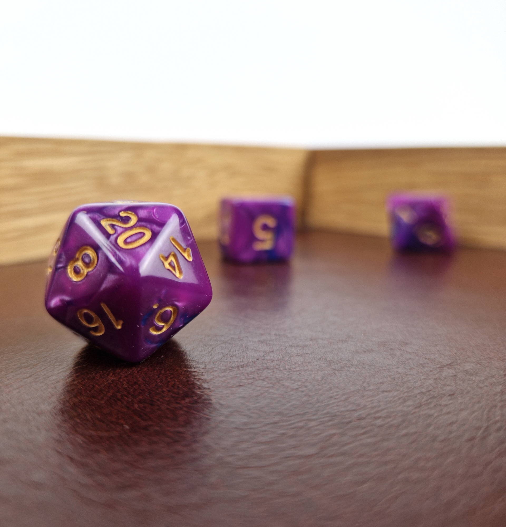 Dice Tray - Artisan in Oak